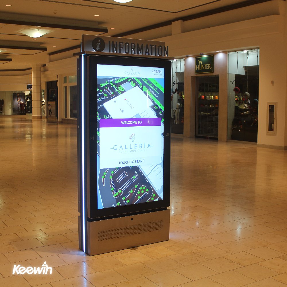 Mall Navigation Floor Stand